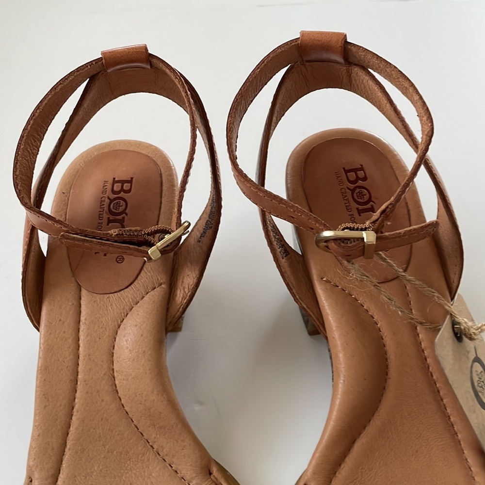 NWT Born Frilli Natural/Snake Sandal Size 6 - Picture 9 of 13